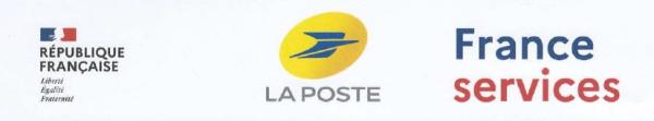 logo de l'EFS et La Poste